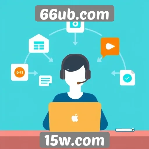 Funcionalidade do suporte ao cliente em 66ub.com