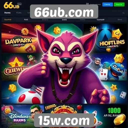 Análise da oferta de jogos no 66ub.com